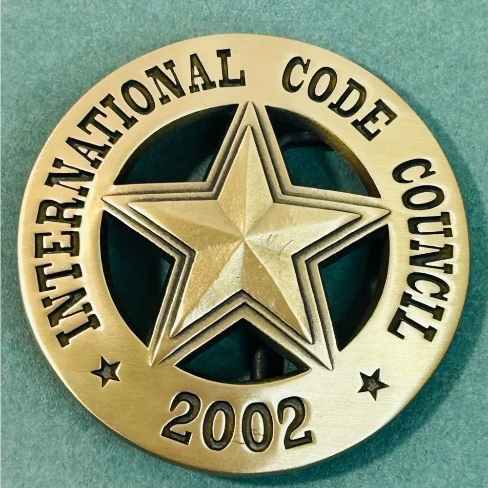 Limited Edition 2002 International Code Council Belt Buckle for State of Texas